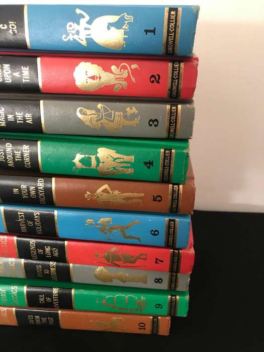 Collier's Junior Classics 1962 Series Complete Book 1-10 Bundle Hardcover
