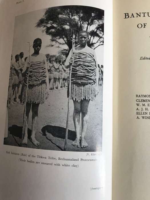 Bantu-Speaking Tribes of South-Africa 1950 3rd edition hardcover