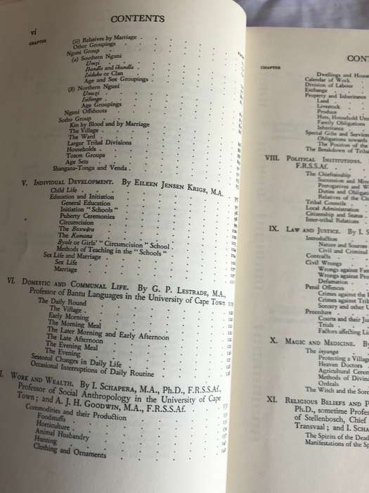 Bantu-Speaking Tribes of South-Africa 1950 3rd edition hardcover