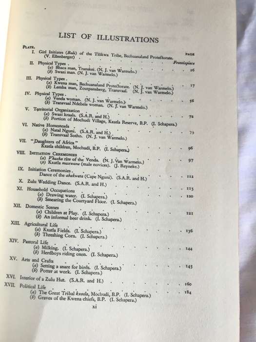 Bantu-Speaking Tribes of South-Africa 1950 3rd edition hardcover