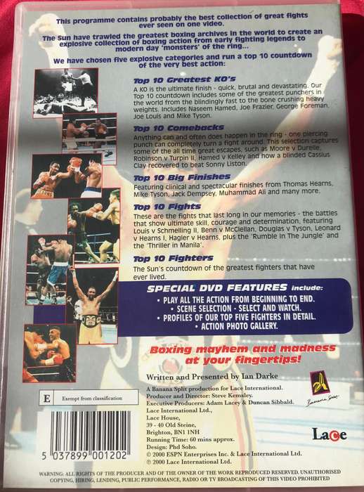 Encyclopedia of Boxing by Gilbert Odd + Boxing Top 10 DVD