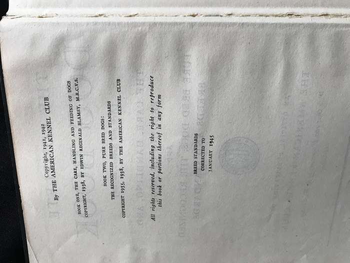 The Complete Dog Book (The American Kennel Club - 1945