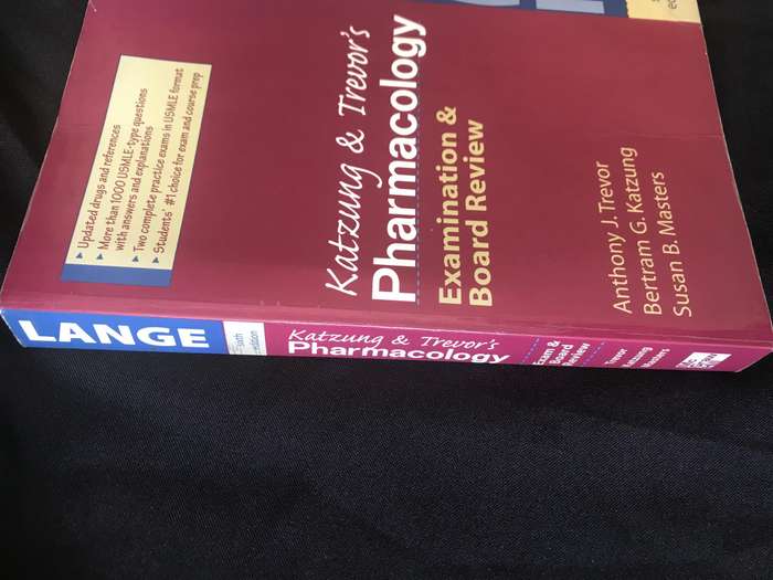 Katzung's Pharmacology: Examination and Board Review 6th edition
