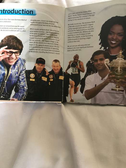 Guinness World Records 2000 Millennium Edition Impressive Embossed Cover