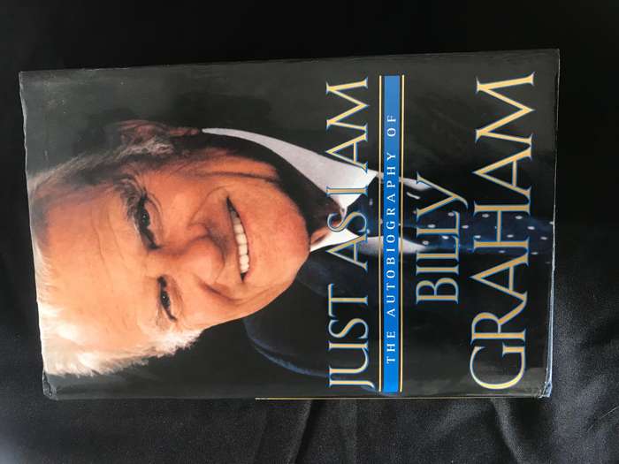 Signed Copy Billy Graham The Holy Spirit Rare find and added bonus Autobiography Just as I am
