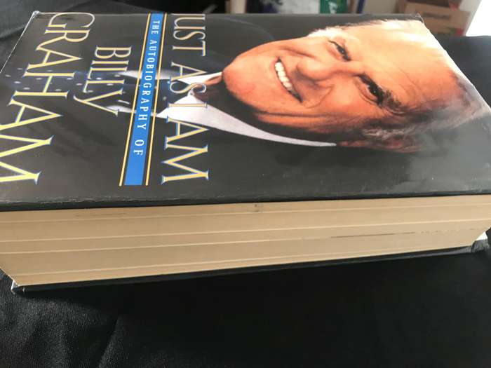 Signed Copy Billy Graham The Holy Spirit Rare find and added bonus Autobiography Just as I am