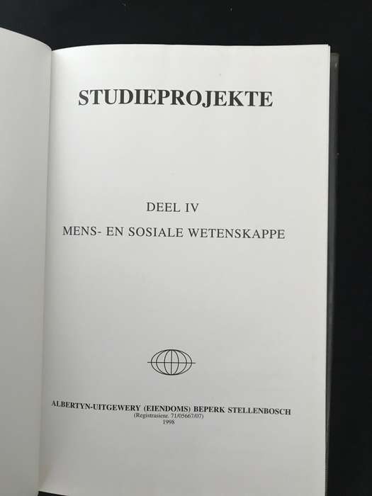 Studieprojekte Deel 1-4 Dr C.F Albertyn