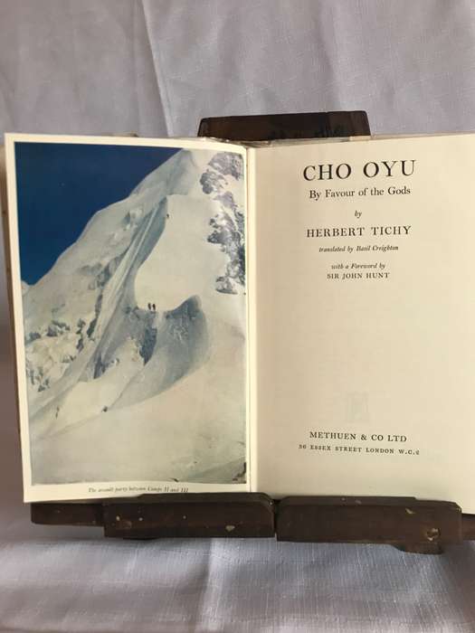 Cho Oyu by Herbert Tichy 1957  36 plates inside Actual Climb of Mountain Experience Documented