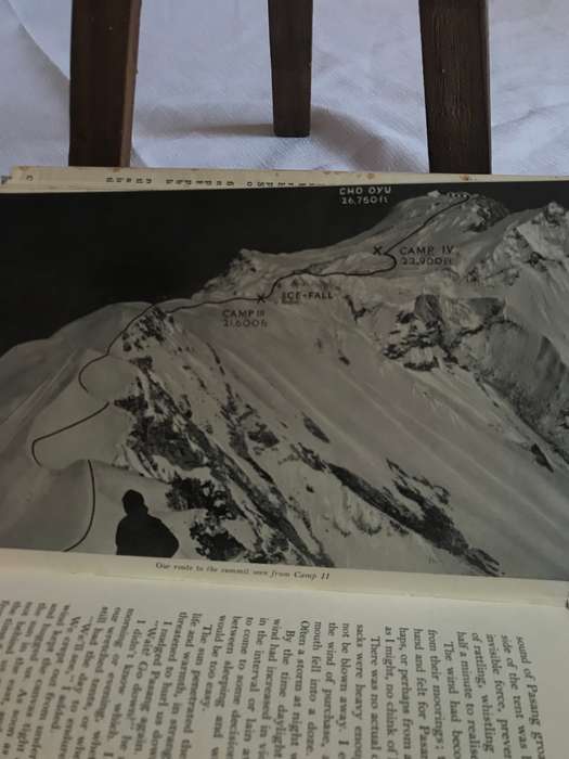 Cho Oyu by Herbert Tichy 1957  36 plates inside Actual Climb of Mountain Experience Documented