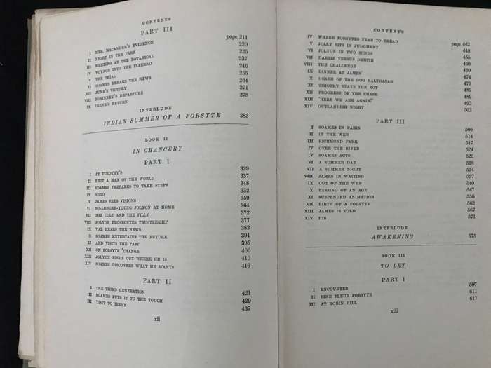 The Forsyte Saga by John Galswaorthy 1950