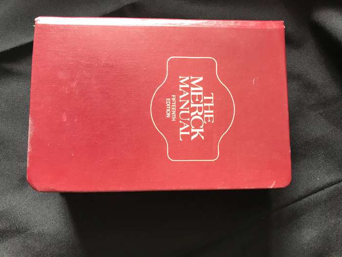 The Merck Manual 15th ed 1987 and 16th edition 1992