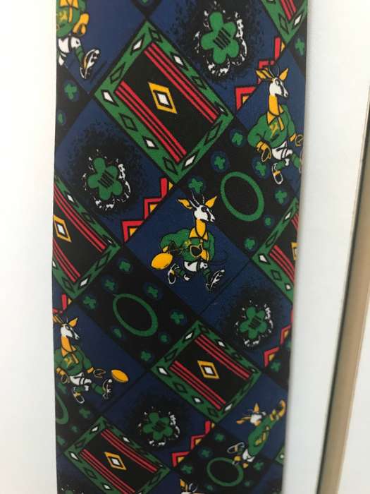 Springbok Mens Tie by Comme Soie Hand made Collectable for Display