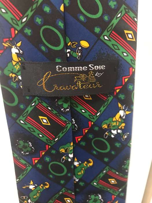 Springbok Mens Tie by Comme Soie Hand made Collectable for Display