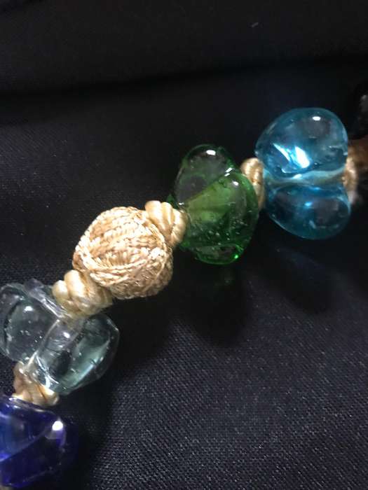 Rare Multicolour Heavy Glass Stunning Home Decor Piece