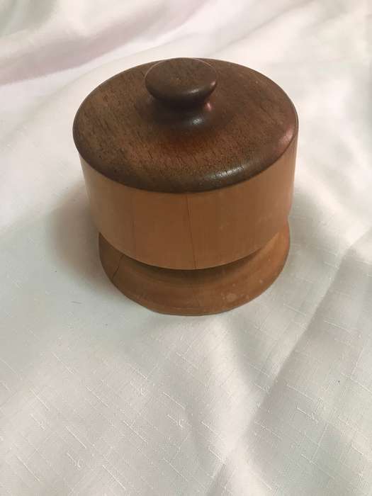 Wooden Bowl Vintage used for Butter, Salt, Keep Collectables, etc.