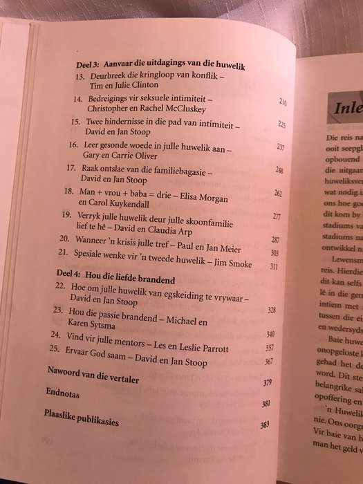 Die volledige Huweliks boek deur Drr David & Jan Stoop