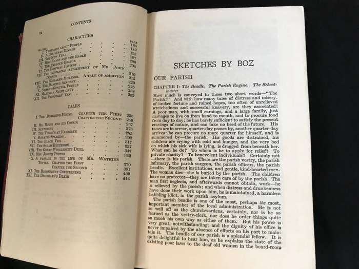 Sketches By Boz & Hard Times, Charles Dickens