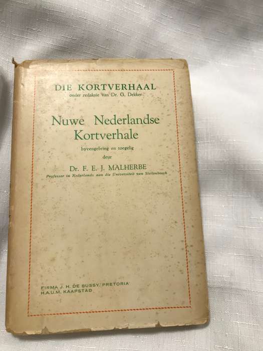 Nuwe Nederlandse Kortverhale. Malherbe, Dr. F. E. J.