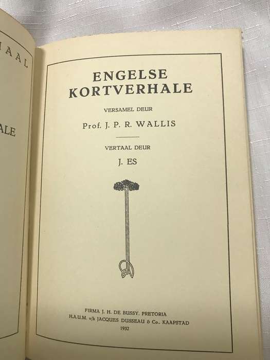 Engelse kortverhale. Versamel deur Prof. J. P. R. Wallis. Vertaal deur J. Es