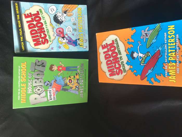 James Patterson Middle School Lot 3 Books