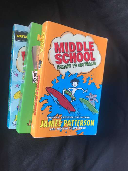 James Patterson Middle School Lot 3 Books