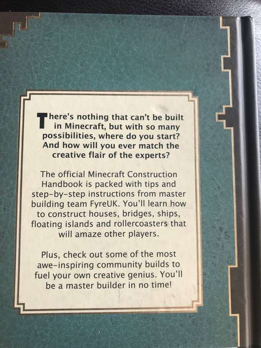 Minecraft construction handbook updated edition