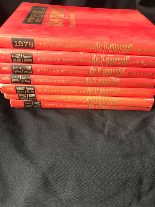 Popular Mechanics do-it-yourself lot 7 books