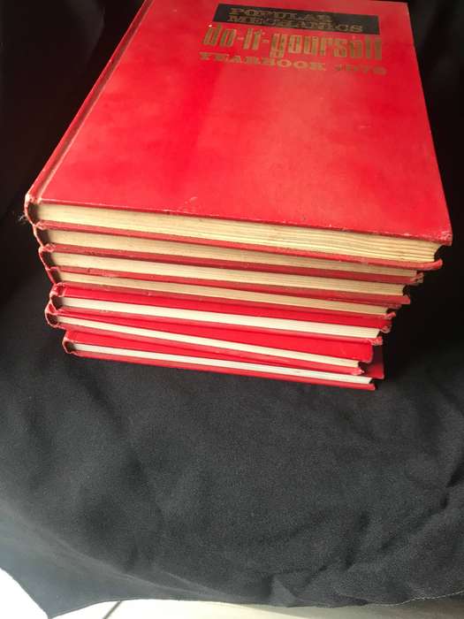 Popular Mechanics do-it-yourself lot 7 books