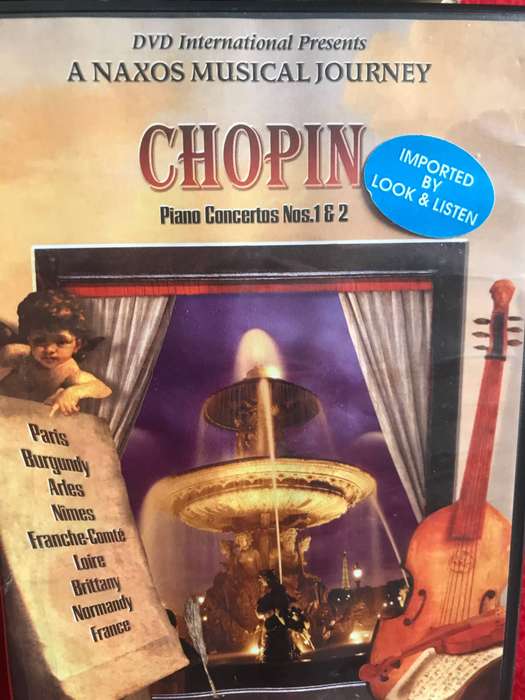 Chopin : The Life and Times of Chopin (portraits of greatness)1967 Book and DVD Piano concerto 1 & 2