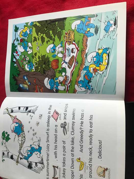 The Smurfs book and 2 DVD