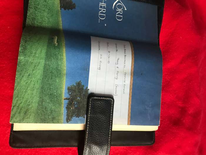 The Holy Bible New King James with leather cover