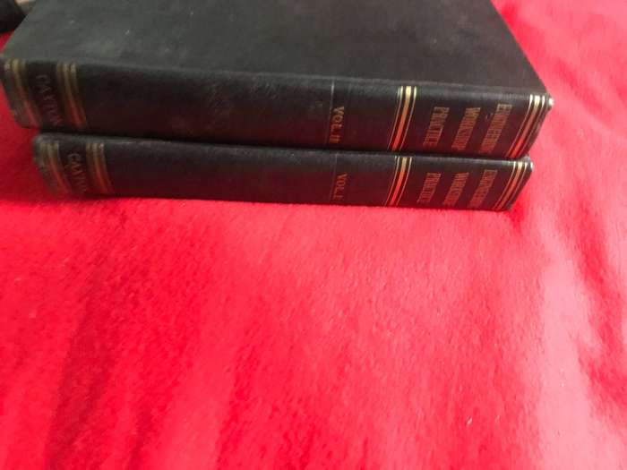 Engineering Workshop Practice 1957 by Arthur W. Judge volume 1 and 2