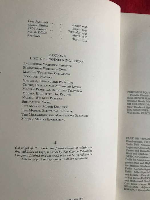 Engineering Workshop Practice 1957 by Arthur W. Judge volume 1 and 2