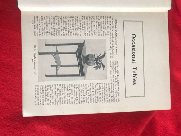 Antique Book The Practical Woodworker 1920s by Bernard E Jones