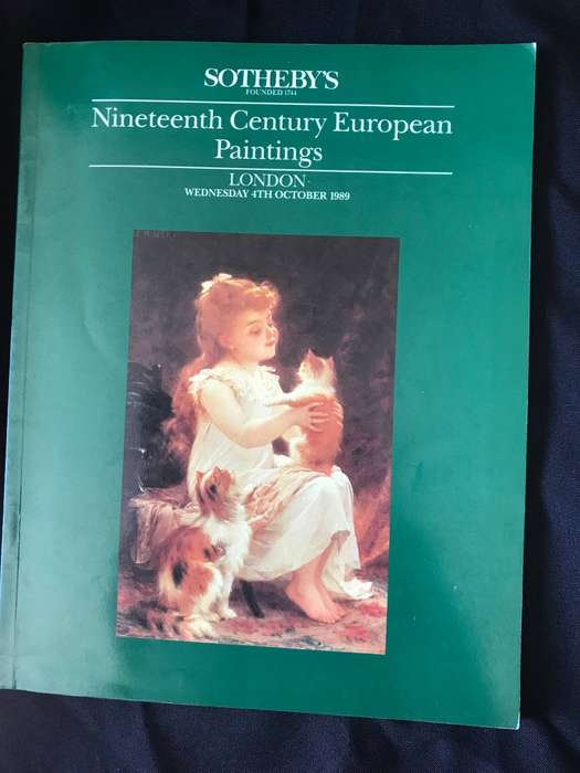 Sothebys October 1989 19th Century European Paintings Sothebys