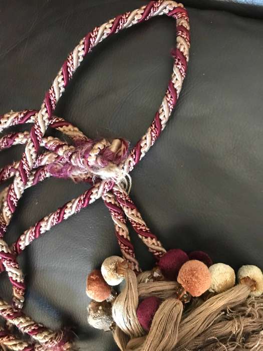 Antique Double Tassel Tiebacks pair