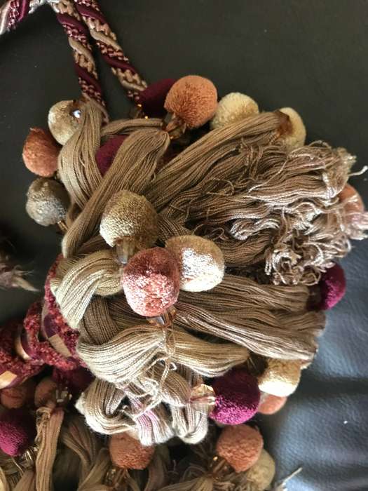 Antique Double Tassel Tiebacks pair