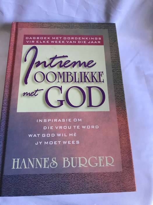 Intieme oomblikke met God Hannes Burger