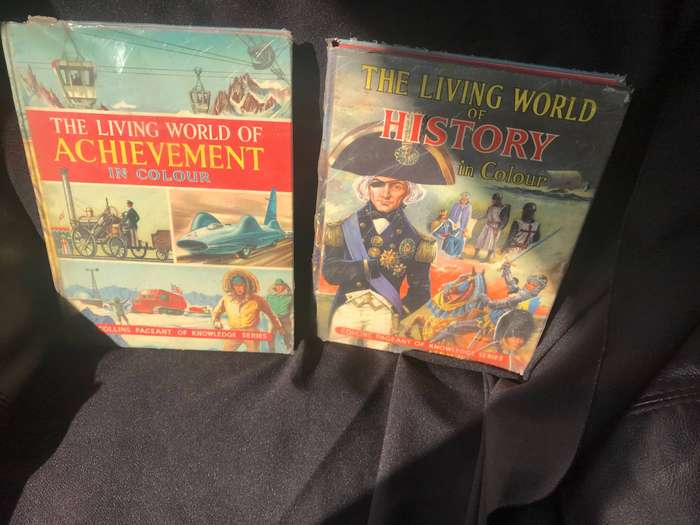 THE LIVING WORLD OF ACHIEVEMENT IN COLOUR & The Living World of HISTORY (Collins Series)