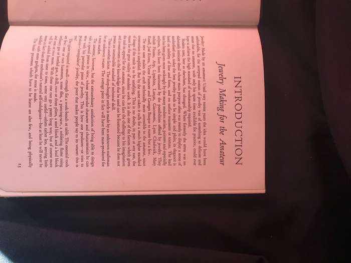 Vintage Jewelry Making for the Amateur Klares Lewes 1965 Hardcover 1st edition