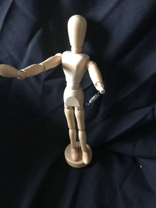 Wooden  Artist's Manikin Male 30cm