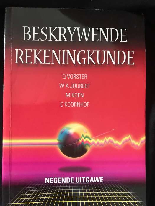 Beskrywende Rekeningkunde 9de uitgawe