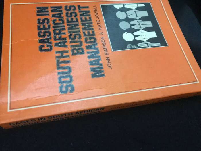Cases in South African business management By John Simpson