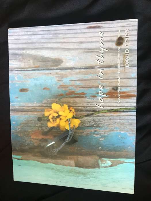 David Grier Lot 2 SIGNED Books:    Hope in Thyme & Courage and rice