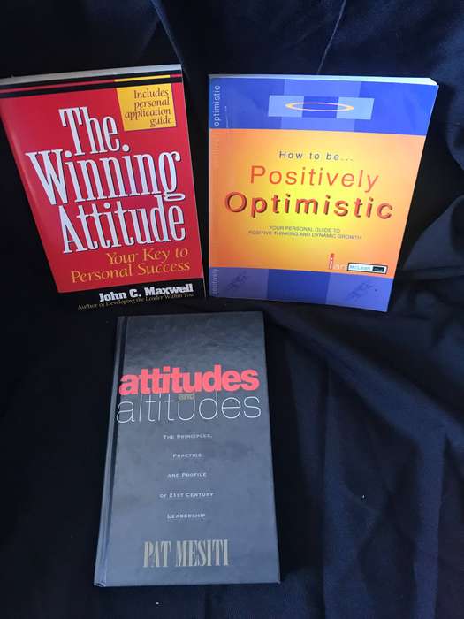 Winning Attitude John C. Maxwell, How to be Positively Optimistic and Attitudes & Altitudes books
