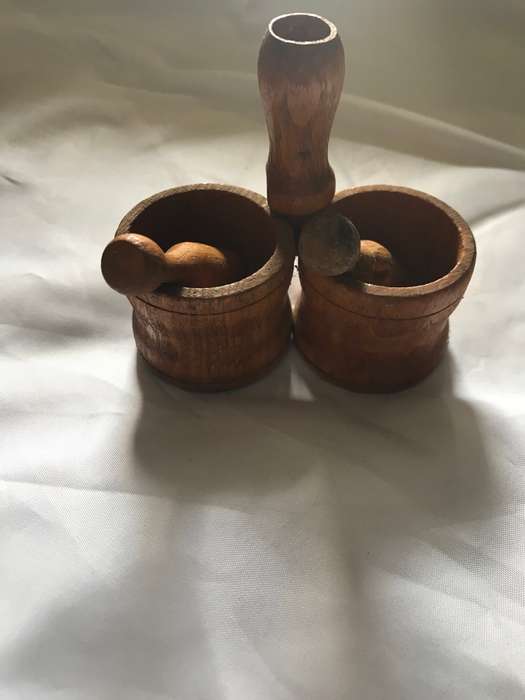 vintage Kitchen Gadget Wooden Pestle Mashing Spice Multifunctional