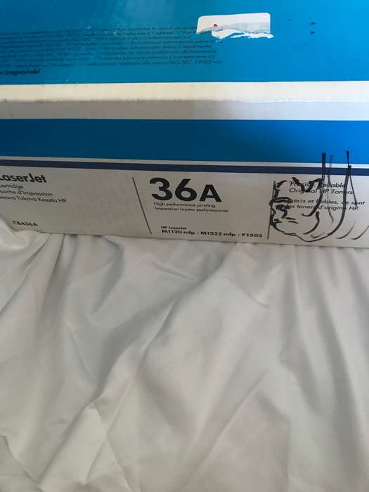 hp LaserJet 36 A toner cartridge Sealed new CB463A