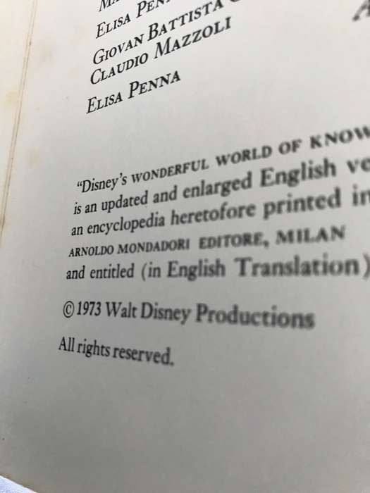 Disneys Wonderful World of Knowledge 1973