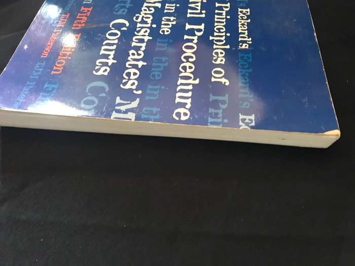 Eckard's Principles of Civil Procedure in the Magistrates' Courts (Paperback, 5th Revised edition)