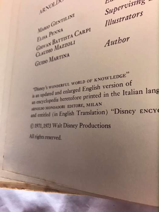 Disneys Wonderful World of Knowledge 1971,1973 production